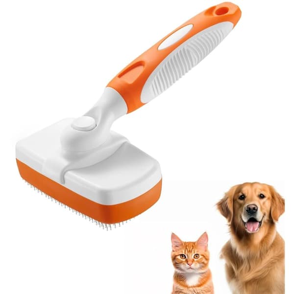 Kæledyrskam. Hundekam i rustfrit stål. Plejebørste. Kattekam