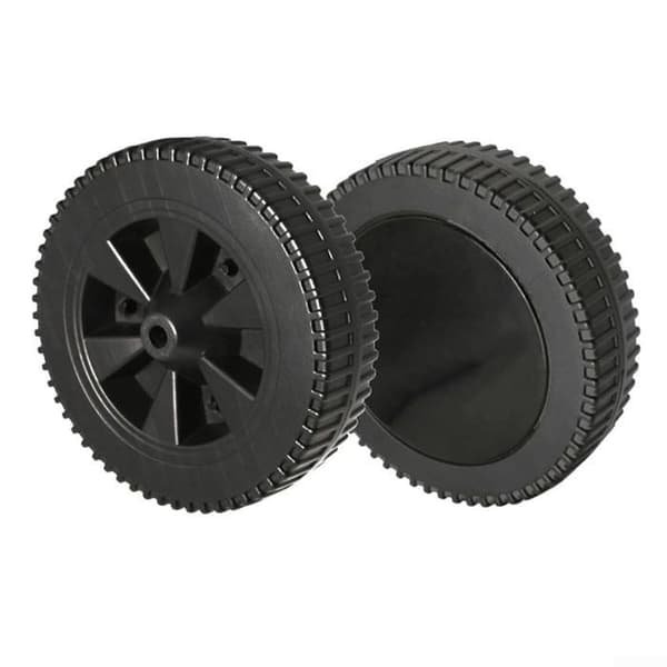 Sett med 2 erstatningshjul i plast for 175 mm grill