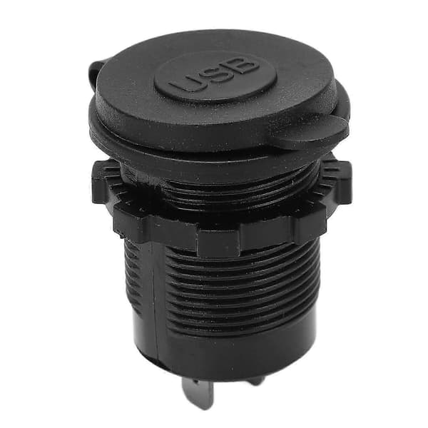 2.1A USB Billaddare Touch Switch Dubbla Portar Snabb Laddningsadapter för Fordon