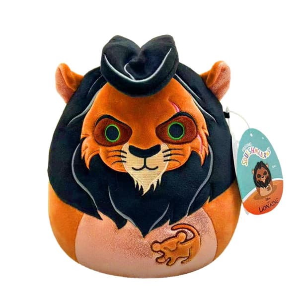 Squishmallows 20cm Disney Lejonkungen Scar multifärg