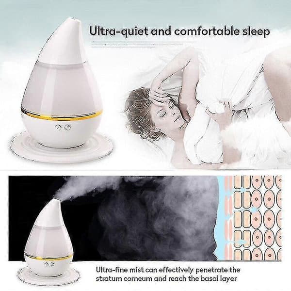 Luftfukter Vanndråpeformet Billader Tåkemaskin USB Humidificadores