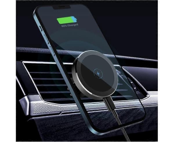 Magnetisk trådlös billaddare för iPhone 13/12 Pro/12 Mini/12 Pro Max