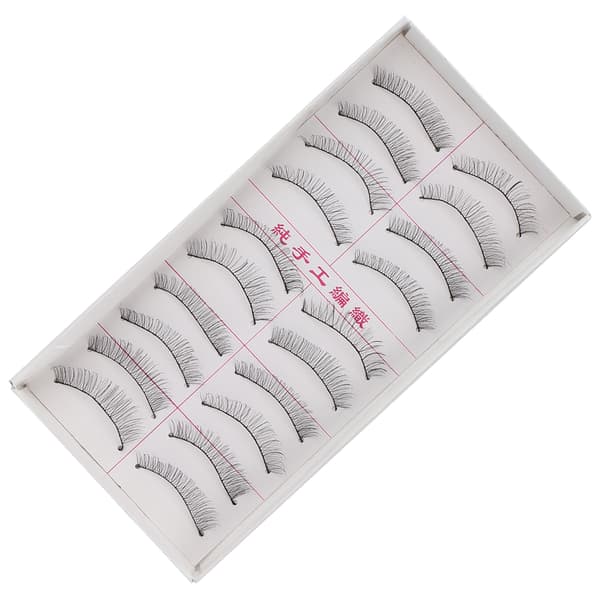 10 Pairs False Eyelashes 3D Handmade Natural Fake Cross Eyelashes for Makeup217