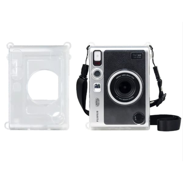 Klart EVO-deksel for Fujifilm Instax Mini EVO/Polaroid Mini EVO-kamera - Hardt PVC Fuji Mini EVO-bæreetui