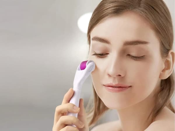 Derma roller 6-i-1 - Mikronålbehandling for ansikt, hals og kropp