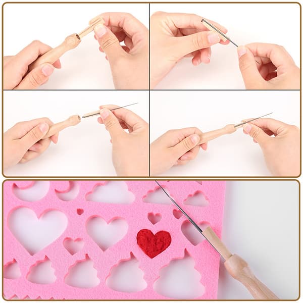 Needle Felting Kit for Beginners with Felt Needle Set