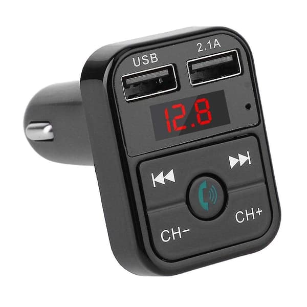 Bil FM-sändare B2 Bil Sändare USB-laddare