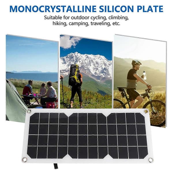 Bil Van Båd Campingvogn Vedligeholdelses Batterioplader Solcellepanel