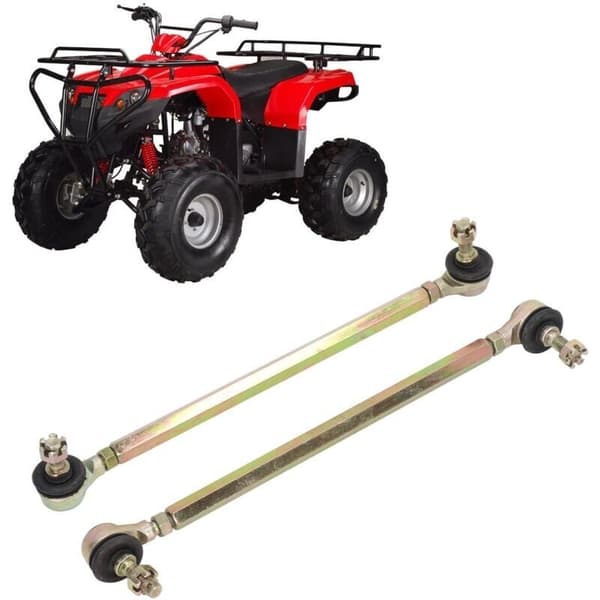 2 stk. 250 mm 10 mm kugleledsstyrestang i legeret stål