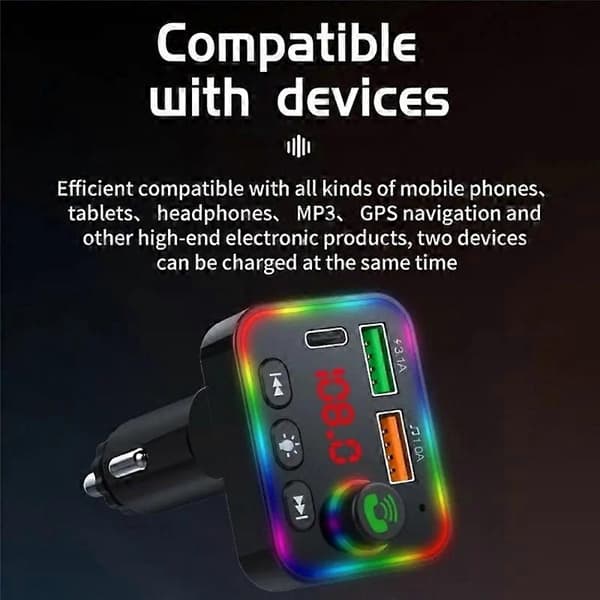 Billader Støtte U Disk Bluetooth Håndsfree-samtaler P4