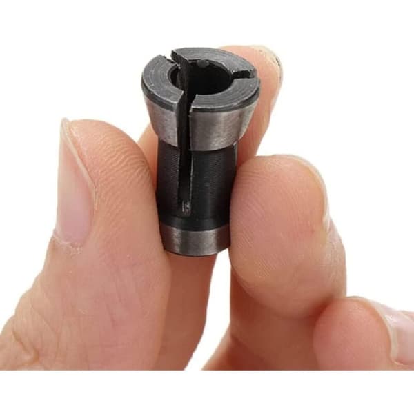 3 stk. spændepatronadapter sæt 6mm/6.35mm/8mm spændepatronhoved til boremaskiner spændepatron fræsemaskine tilbehør