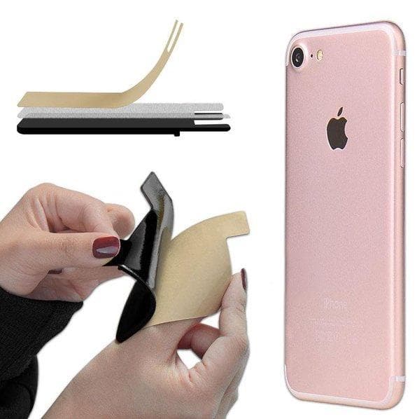 3-pack Universal Card Holder/Wallet for Mobile - Self-adhesive