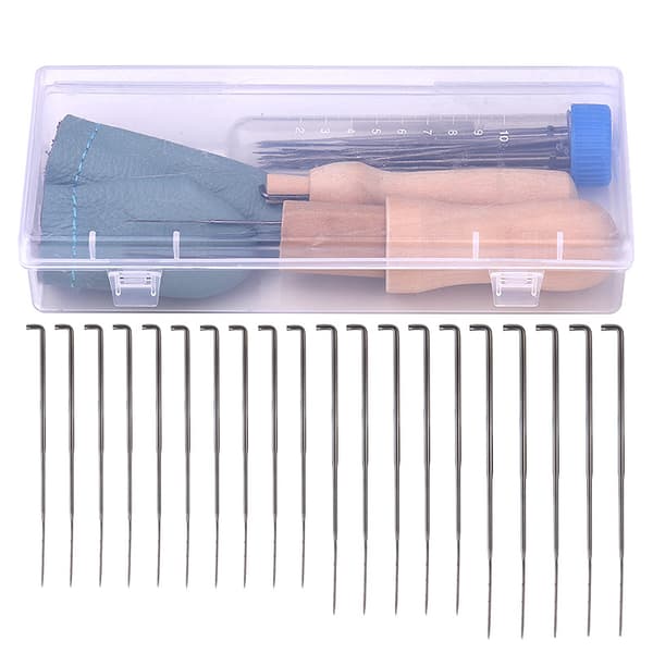 Felting Needle Set - Complete Wool Felting Kit with Needles, Finger Guards and Needle