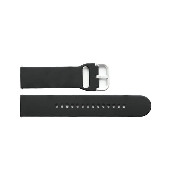 Sort silikone rem til Fitbit Versa 2/Lite