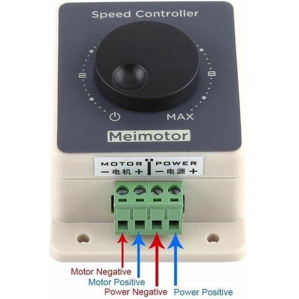 12V Motorhastighetskontroller. PWM Pulsbreddemodulator Motorhastighetskontroller DC10-60V 20A Vanntett Skall