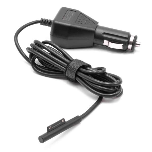 vhbw Biloplader erstatning for Microsoft 1735, 1706, 1800, 1736 til notebook, tablet - 12V oplader sort 2.58 A