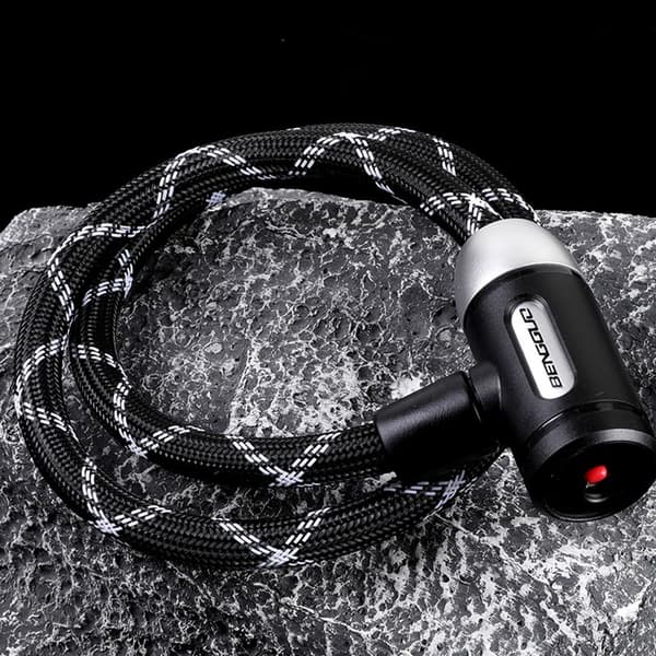 Anti-Theft Nylon Steel Cable Bicycle Lock - Portable Bike Security