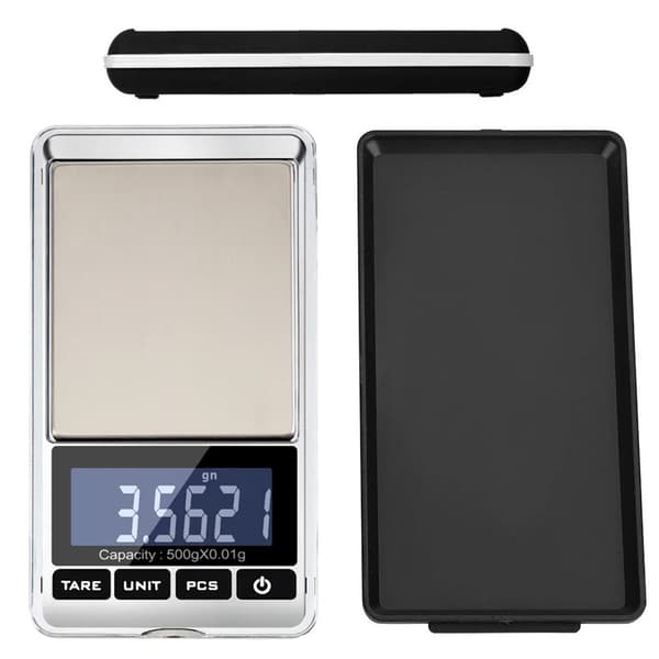 Digitaalinen vaaka / Taskuvaaka / Korivaaka - 0.01-500 g