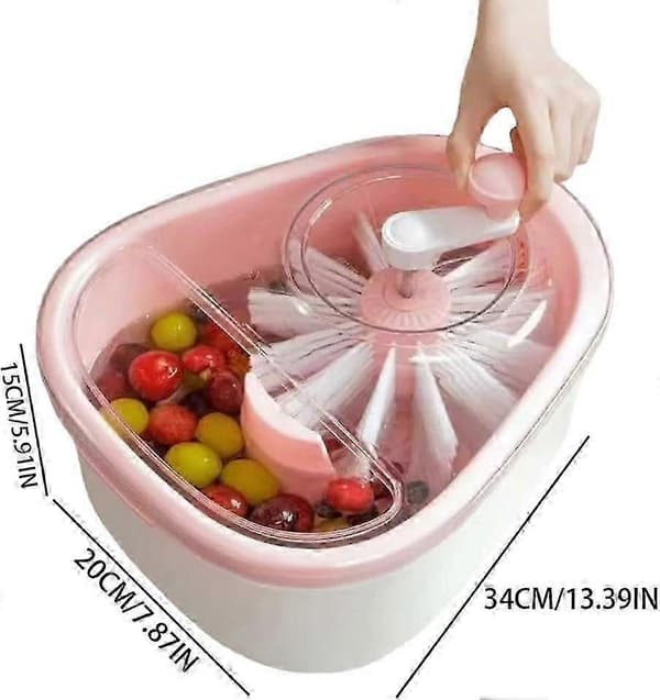Fruit Cleaner Spinner, Generic Fruit Washer, Fruit and Vegetable Washer Spinner, Fruit Washer Spinner Device Vegetable Cleaner