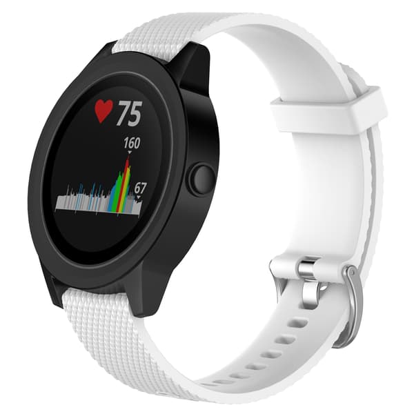 Garmin VivoActive 4S armbånd silikon hvit