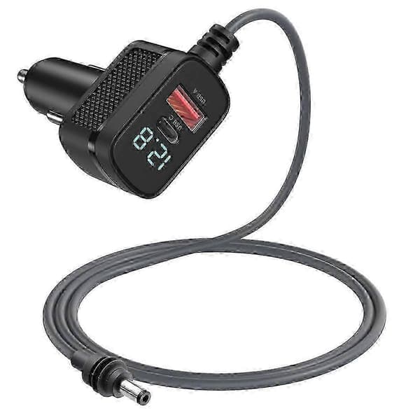 Billader Egnet For Starlink Mini Strømkabel En 12V 48V Adapter Med USB C Ladeport Og LED Voltmeter