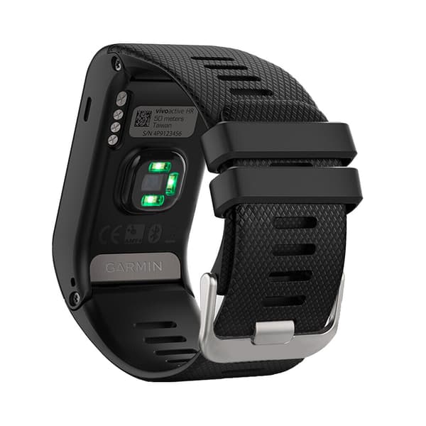 Garmin Vivoactive HR armbånd silikone Sort
