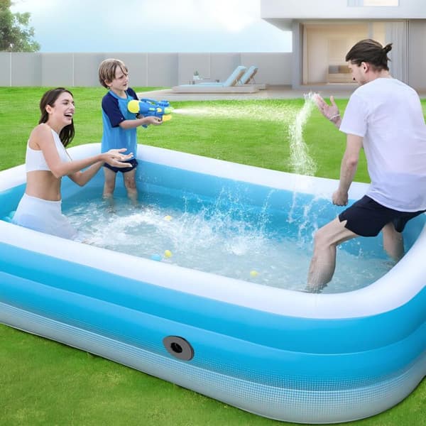 4-delt poolprop-sæt. Sorte udskiftningsbundpropper. Til fritstående pools