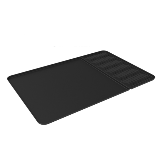 Silicone Coffee Mat - Heat Resistant & Non-Slip Black