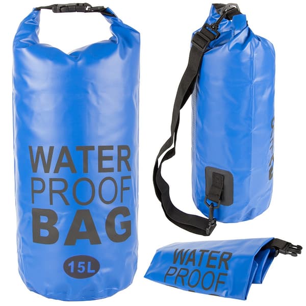 Vanntett pose / Vannpose - Vannlagring - 15 liter - Blå