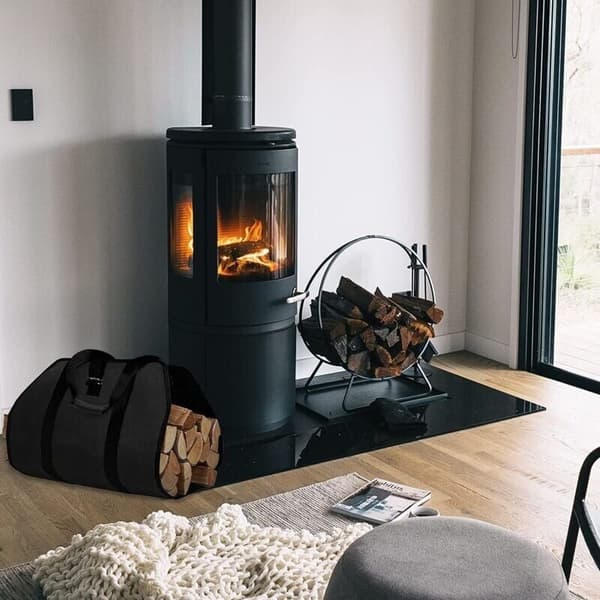 Polyester brændebæretaske, vandafvisende, foldbart pejsetilbehør. Ideel til stænger, camping og stranden