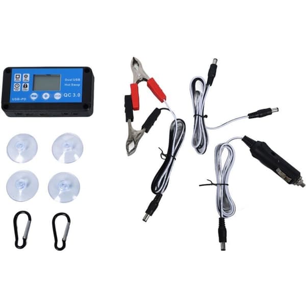 100W IP67 Vandtæt Solpanel Kit med 12V/24V 20A DC Controller - Bærbart Solpanel til Autocamper, Campingvogn og Køretøj