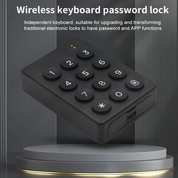 Tastatur uden numerisk kode, Bluetooth App-oplåsning til TTlock Smart Code Things App, Smarte elektroniske låse