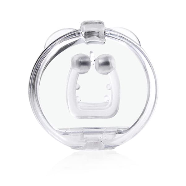 Magnetic Anti-Snoring Nose Clip 6-pack Transparent