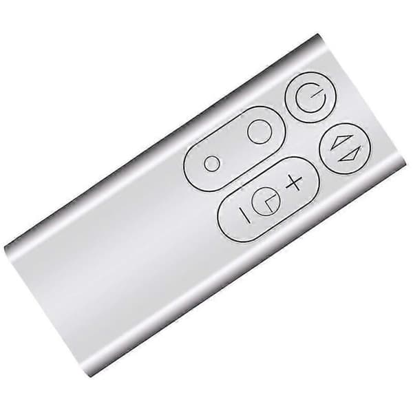 Erstatningsfjernbetjening kompatibel med AM11 TP00 bladløs luftrenser og ventilator (sølvfarve).
