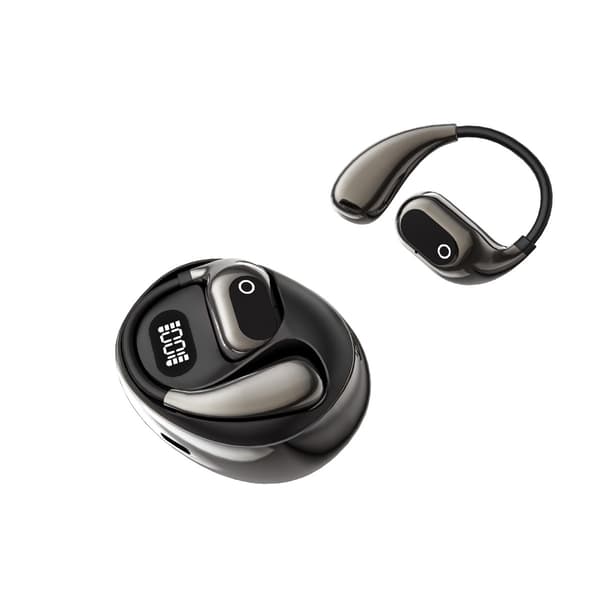 Smart AI Translation Bluetooth Headphones - Real-time 156 Language Translation, Compatible with All Bluetooth Devices Black