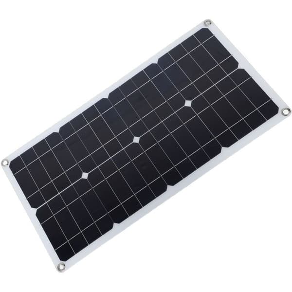 100W IP67 Vandtæt Solpanel Kit med 12V/24V 20A DC Controller - Bærbart Solpanel til Autocamper, Campingvogn og Køretøj