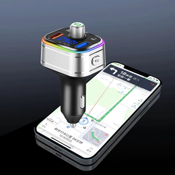 Bil PD3.0 Laddare Bluetooth-kompatibel 5.0 FM-sändare