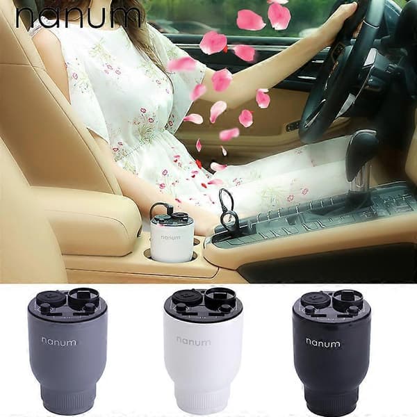 Nanum Bilduftspreder Billuftfrisker USB-lader Mini USB Aromaterapi Luft Billuftspreder Eterisk Olje