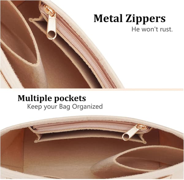 Felt Organizer Insert for Longchamp Le Pliage M Handbag