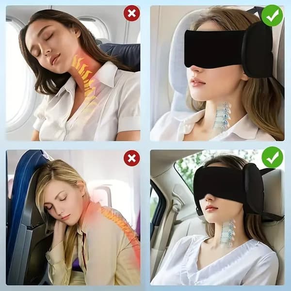 Multifunctional All-in-One Sleep Mask - Blackout, Shaped and Comfortable