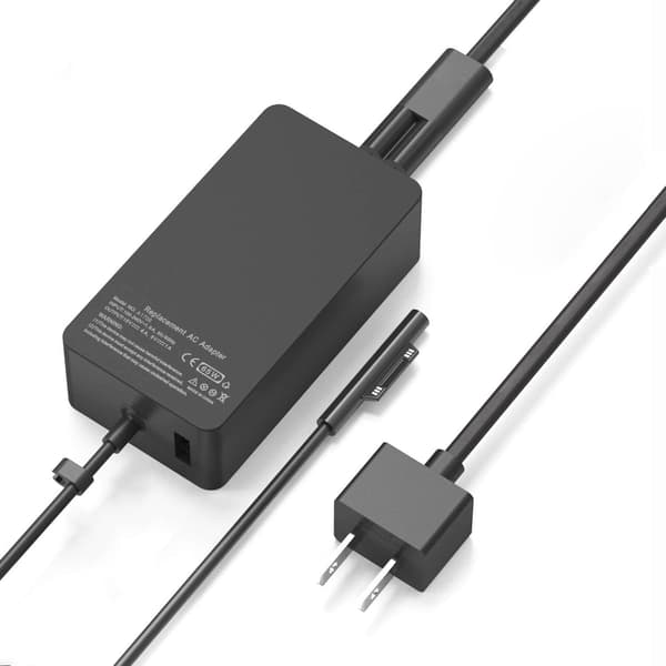 2025 Seneste Model 65W Surface Pro Laptop Oplader til Microsoft Surface Pro 10/9/8/7/6/5/4/3/X, Windows Surface Laptop 6/5/4/3/2/1