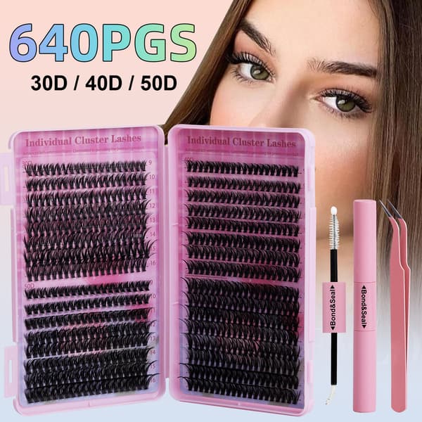 False Eyelashes Set with Storage Book