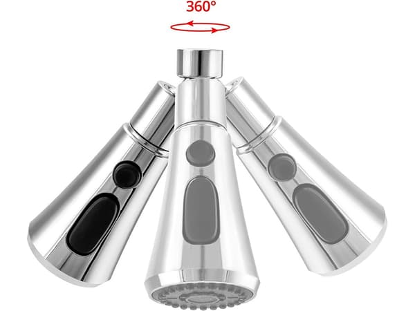 Munnstykke til kran - 360° perlator - Sparer vann