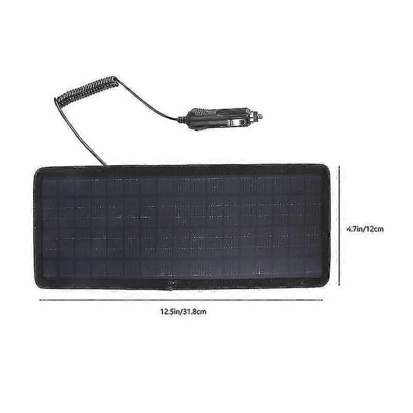 1 stk. Solcellelader 5w Bærbar Billader Solcellepanel For Bil Caravan Automotive Tru