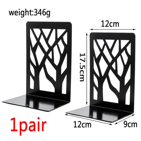 Decorative Metal Bookend - 1 pair