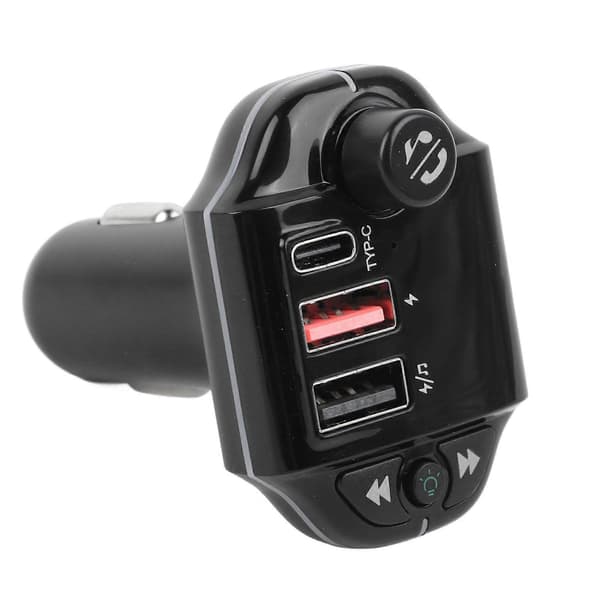 3.1a dobbel USB billader med Bluetooth FM-sender