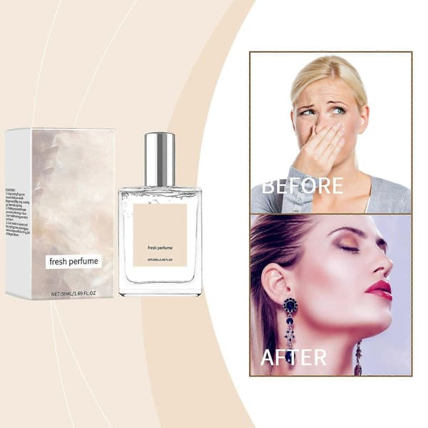 Lyxig Eau de Toilette spray, fräsch och långvarig, 50 ml, vaniljdoft.