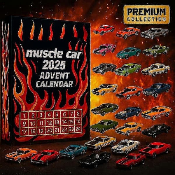 Hot Wheels Bil Julekalender 2025 25-26