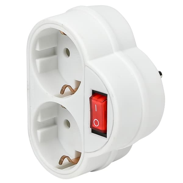 Dobbeltuttak med bryter - 3500 W