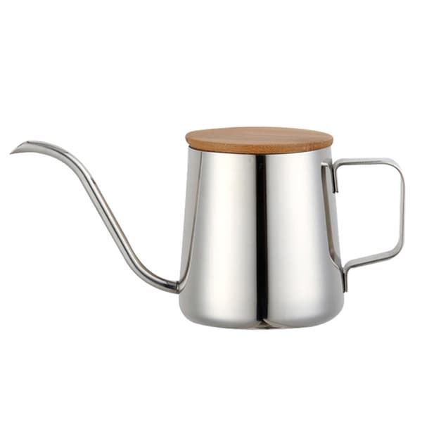 Kaffetrakter i rustfritt stål med tynn tut - 350 ml, sølv, 1 stk